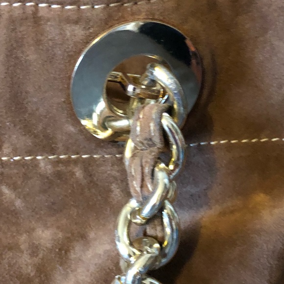 Le Château Tan Suede hobo bag - Picture 5 of 7